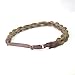 DIGUAN Chubby Narrow Synthetic Hair Braided Headband Classic Chunky Plaited Braids Elastic Stretch Hairpiece Women Girl Beauty accessory, 58g (Caramel Brown)