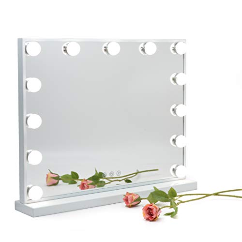 GeekHouse Lighted Vanity Mirror Hollywood Style Makeup Tabletops, Large