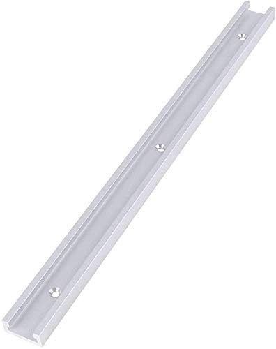 T Track 500mm,Miter Track T-Slot Miter Track Jig T Screw Fixture Slot Straight Edge Clamping Tool Guide Aluminum Alloy Planer Edge Guides for Woodworking Table Saw Router Table