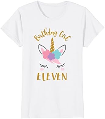 11th Birthday Unicorn Outfit, 11th Birthday Girl Shirt