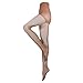 Truform Sheer Compression Pantyhose, 8-15 mmHg, Women's Shaping Tights, 20 Denier, Beige, Medium