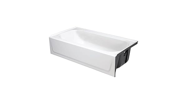 Bootzcast Bathtub White Porcelain On Steel Right Hand Outlet 5