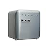 Teknix-T46RS-Table-Top-Silver-Retro-Fridge Teknix T46RS Table Top Silver Retro Fridge