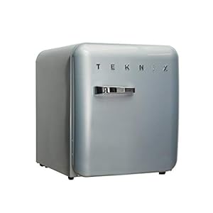 Teknix T46RS Table Top Silver Retro Fridge