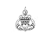 Corinna-Maria 925 Sterling Silver Celtic Claddaugh Claddagh Charm