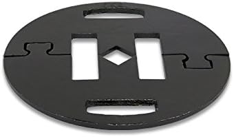 Vispronet Commercial-Grade Canopy Weight Plates 22lb - Set of 4 Steel Base Plates for Pop Up Canopy Tents