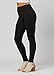 Buttery-Soft Printed Leggings for Women 100+ Prints and Solids in Regular and Plus Size - Full Length Black - Plus Size