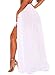 Blibea Womens Black Sheer Beach Coverups Sarong Skirt Dress Beachwear One Size White