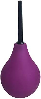 Lovinda 224ml Purple Enema Kit Medical Silicone Material Multifunctional Clean Anal Douches Vaginal Cleaner Safe Reusable Rectum Cleansing Anal Enema for Men Women
