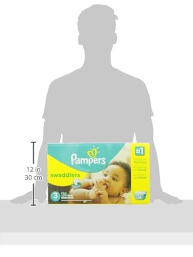 Pampers Swaddlers Disposable Diapers Size 3, 136 Count, ECONOMY in