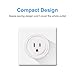 Smart Plug 2 Pack, Orange Tech Mini Smart Outlet Wifi Socket, with Timing Function, Remote Control Your Appliances, No Hub Required, Compatible with Alexa & IFTTT & Google Assistan