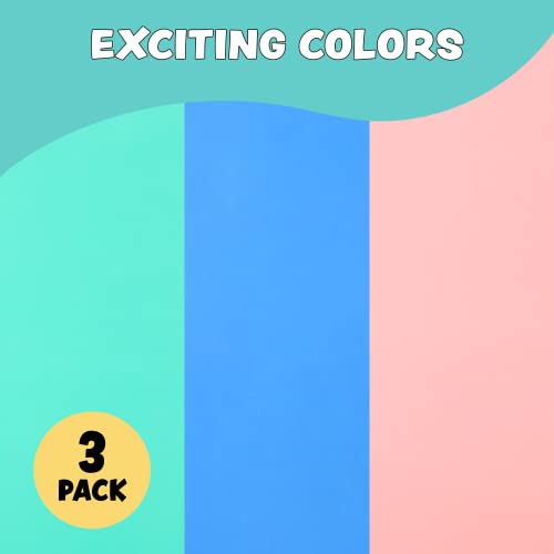 Yoobi College Ruled Spiral Notebook Set — Bulk 3Pack of 3 Subject