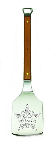 UNIVERSAL GRILLING SPATULA BBQ GRILL TAILGATING EQUIPMENT (SHERIFF)