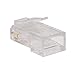 TRIPP LITE 100 Pack RJ45 Plugs Round Solid Stranded Conductor 4-Pair Cat5e Cable (N030-100),Multicolor