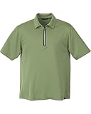 North End 88629 Men's Polyester/ Performance Polyester Zipped Polo Shirt