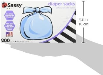 Sassy Baby Disposable 200 Counts Diaper Sacks - Image 5