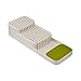 Joseph Joseph DrawerStore Knife Organizer, Block, White/Green