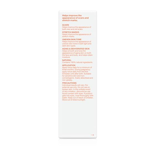 BIO-OIL NATURAL SKINCARE OIL, SERUM FOR SCARS AND STRETCH MARKS, FACE AND BODY MOISTURIZER FOR DRY SKIN, HAIR OIL, FOR ALL SKIN TYPES, 4.2 OZ