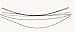 Cable Rings Stainless Steel Wire Vinyl Color Coated 12 inch long Luggage - 6 Different Colors