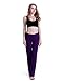 HDE Women's Color Block Fold Over Waist Yoga Pants Flare Leg Workout Leggings