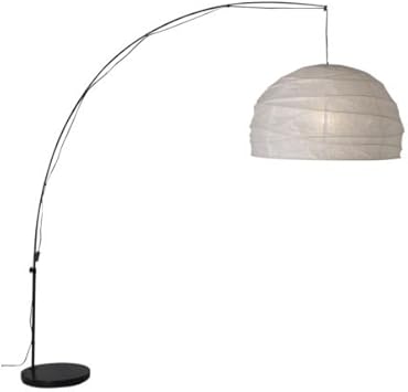 Ikea Regolit Floor Lamp Arc White Black Amazon De Kuche Haushalt