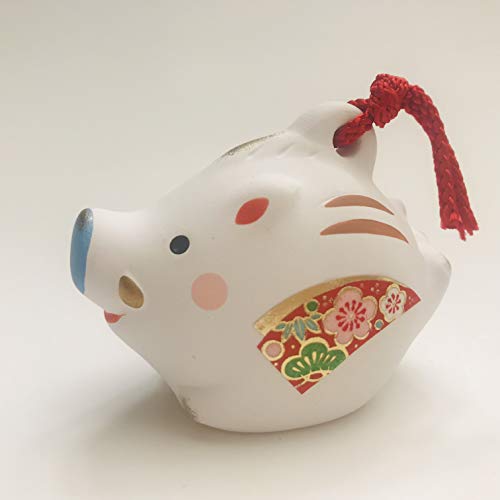 Kotobuki Clay Bell/Ornament, Lucky Boar #830-707