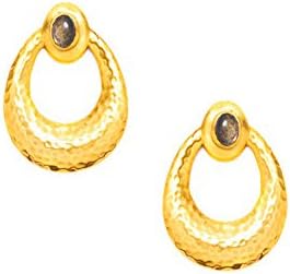 Julie Vos 24K Gold Cara Labradorite Earring Accessory
