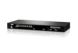 ATEN 8-Port USB/PS2 Combo KVM Switch CS1308 (Black)