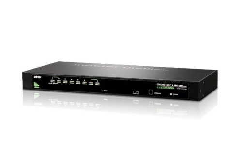 ATEN 8-Port USB/PS2 Combo KVM Switch CS1308 (Black)