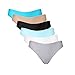 5 Pack Women's Thong Underwear Cotton Breathable Panties