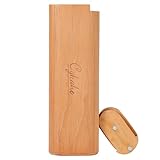 2-Finger Classy Cedar Case,Portable Travel Carry