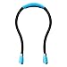 MINGER Rechargeable LED Book Light Neck Hug Light, 4 LED Hand-Free Bright Knitting Lamp, 6000K Daylight 3 Brightness Modes and Flexible Arm for Bed Reading Night Jogging
