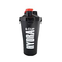 New Protein Powder Dual Shaker Bottles Double Mixer Fitness Sports Nutrition Dedicated Water Bottle Durable Powerful Leakproof Black 601-700ml