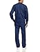 Landau Essentials Relaxed Fit 5-Pocket Snap-Front Scrub Jacket for Men 7551 Navy