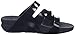 FitFlop Women's Superjelly Twist Flip Flop, Black, 8 M US
