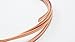 21 Gauge, 99.9% Pure Copper Wire (Half Round) Dead Soft CDA #110 Made in USA - 1 Ounce (70FT) by CRAFT WIRE