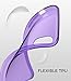 Aeska iPhone XR Case, Ultra [Slim Thin] Flexible Clear TPU [Scratch-Resistant] Gel Rubber Soft Skin Silicone Protective Case Cover for iPhone XR (6.1') (Purple)