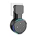SPORTLINK Outlet Wall Mount Hanger Holder for Echo Dot 3rd Gen, Compact Bracket Case Plug in Kitchen Bathroom Bedroom, Built-in Cable Management (Black)