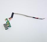 Eathtek NEW AC DC POWER JACK HARNESS CABLE CHARGE PORT FOR 90W HP PAVILION DV6000 DV6500 DV6700(It can be used only for 90W but NOT for 65W)