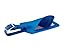 Travelambo Leather Luggage Bag Tags (Blue)