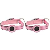 PATKAW 2 Pcs Air Tag Dog Anti- Lost Locator Collar