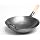 Wok Tradizionale Cinese In Acciaio Al Carbonio Martellato A Mano – 34 Cm, Fondo Rotondo, Set Da 8 Accessori: Spatola, Mestolo, Bacchette, Spazzola E Anello