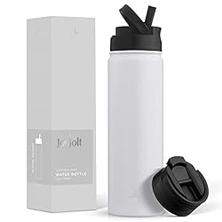 JoyJolt Triple Insulated Water Bottle with Straw