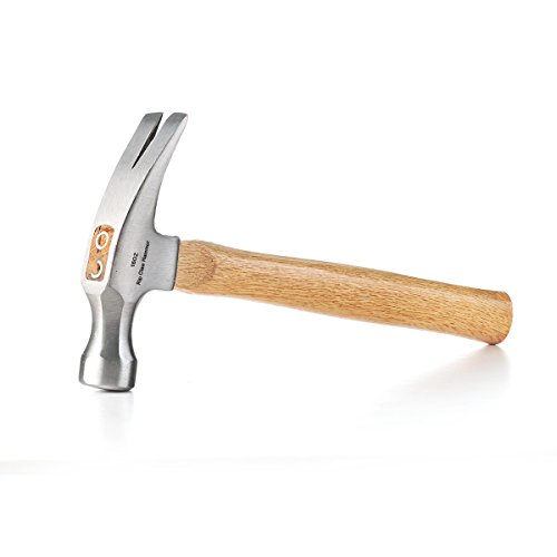 Hampous 16OZ Rip Claw Hammer With Strong Wooden Handle