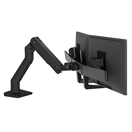 Ergotron Hx Series 45-476-224 Supporti A Parete Per Tv 81,3 Cm [32] Scrivania Nero (hx Desk Dual Monitor Arm Mbk)
