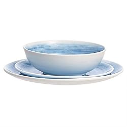 Amazon Basics 12-Piece Melamine Dinnerware Set