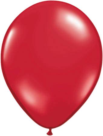 Folat 08086 Balloons Ruby Red-100 Pieces, Red