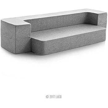 Amazon Com Lucid 8 Inch Convertible Foam Sofa And Foldable Play