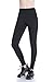EAST HONG Women's Yoga Leggings Exercise Workout Pants Gym Tights (S, Black)