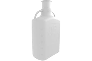 Foxx Life Sciences 1198H91EA EZgrip Autoclavable Polypropylene Sanitary Space Saving Carboy with 3 Inch Sanitary Neck and 13L Max Capacity, 10L Capacity